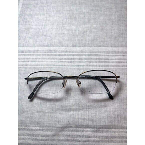 Richard Taylor Scottsdale Alex Eyeglasses Frame Only Unisex Brown Oval 51-19-140 - Picture 1 of 7